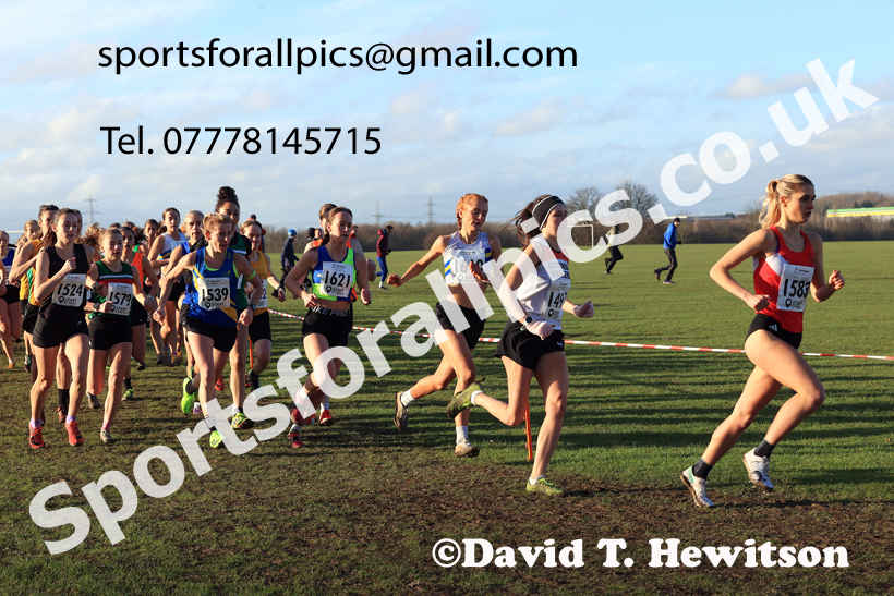 Senior Womens 2026 Northern Cross Country Champs., Pontefract Racecourse, Pontefract. Photo: David T. Hewitson/Sports for All Pics
